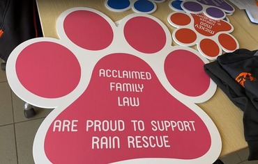 PROUD TO SUPPORT RAIN RESCUE